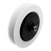 Gurtzuggetriebe 195 mm (Nova), Untersetzung 2:1, 30Kg, 10m