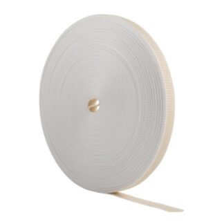 Getriebe-Aufzugsgurt  22mm, flach, 2-farbig beige/grau